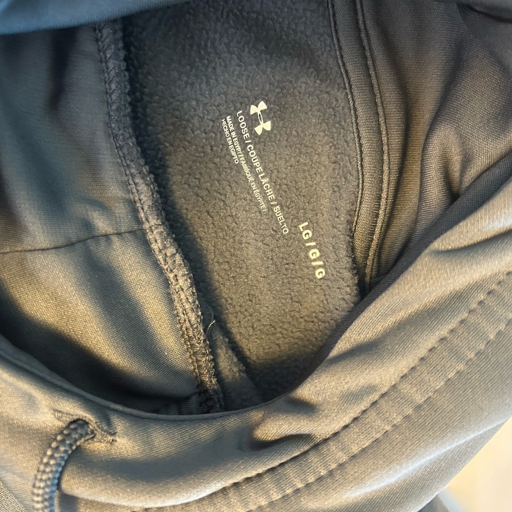 Under Armour Charcoal Hoodie with Logo - Picture 6 of 6
